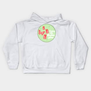 Enjoy the butterflies Kids Hoodie